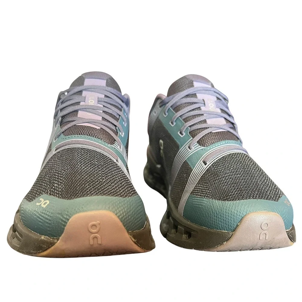 On Cloudstratus Womens 8.5 Magnet Mineral Grey Blue Running Shoes 55.98087